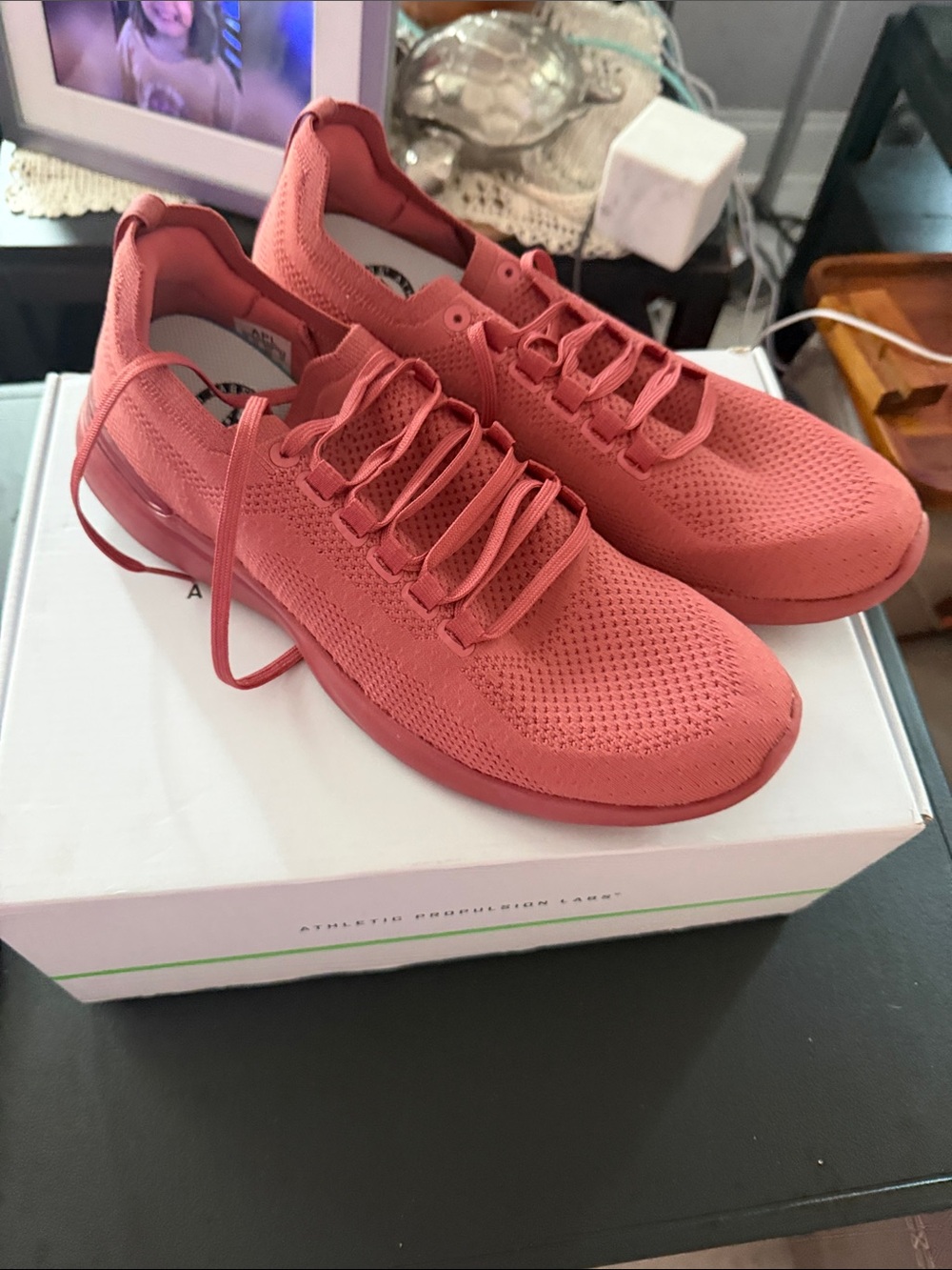 APL Coral Knit Athletic Sneakers - Pink/Coral